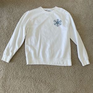 Ivy and Cloth crew neck let it snow sweatshirt